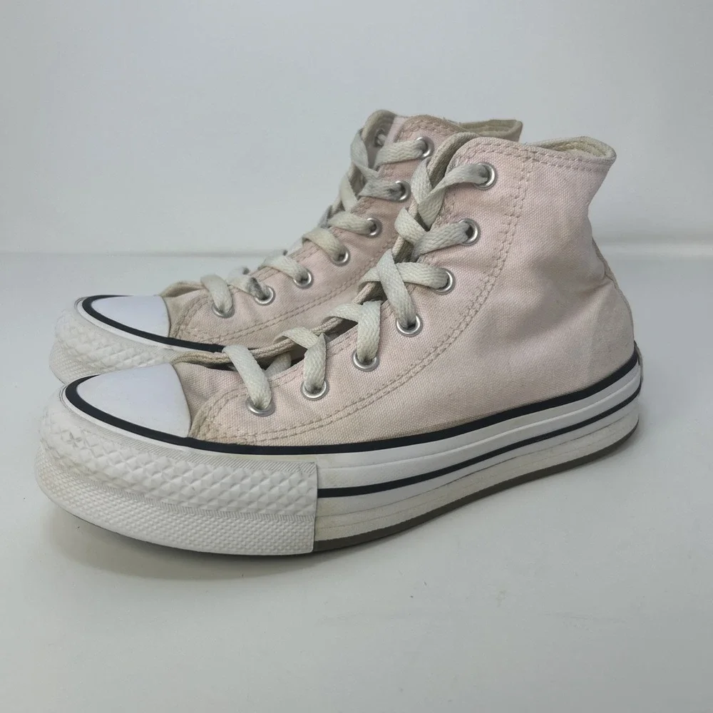 Converse Chuck Taylor All Star Lift Platform Hi Sugar Berry Pink Youth Size 3.5